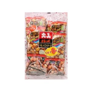 【天六】二色綜合14+1袋入大包裝豆菓子